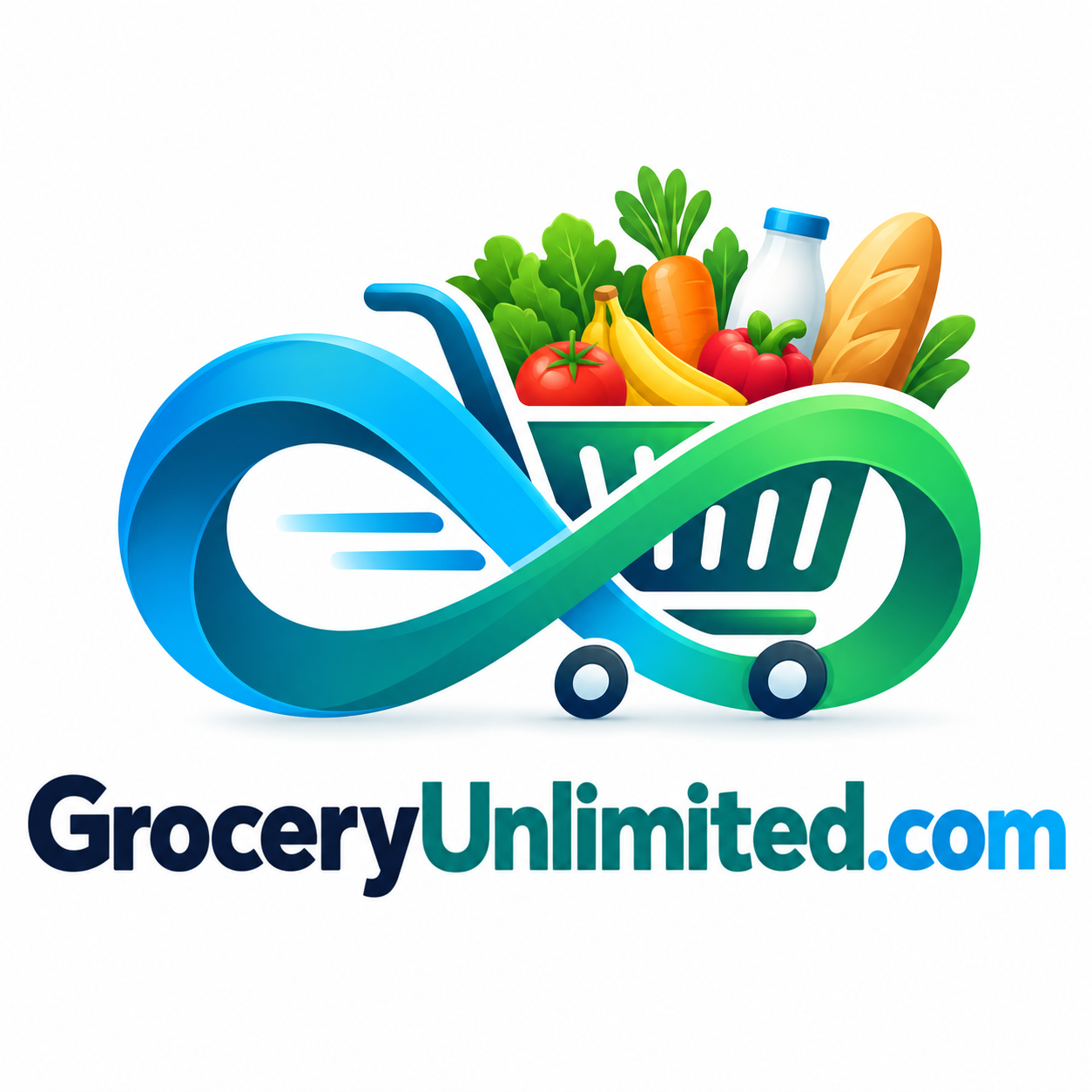 GroceryUnlimited.com domain name artwork