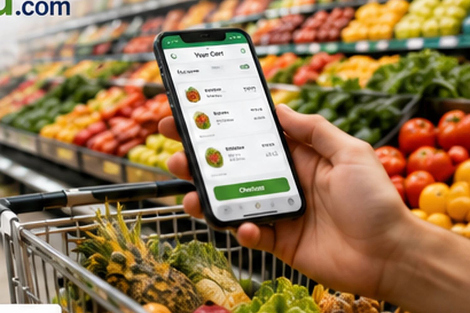 Professional grocery retail photography featuring fresh food, produce and modern digital merchandising